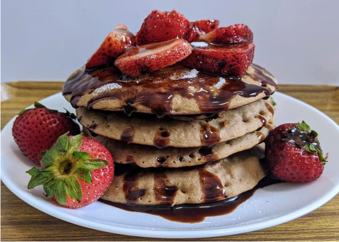 EGGLESS CHOCOLATE PANCAKE