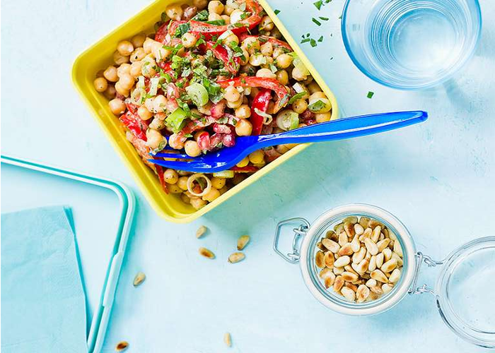 Indian Chickpea and Pomegranate Salad